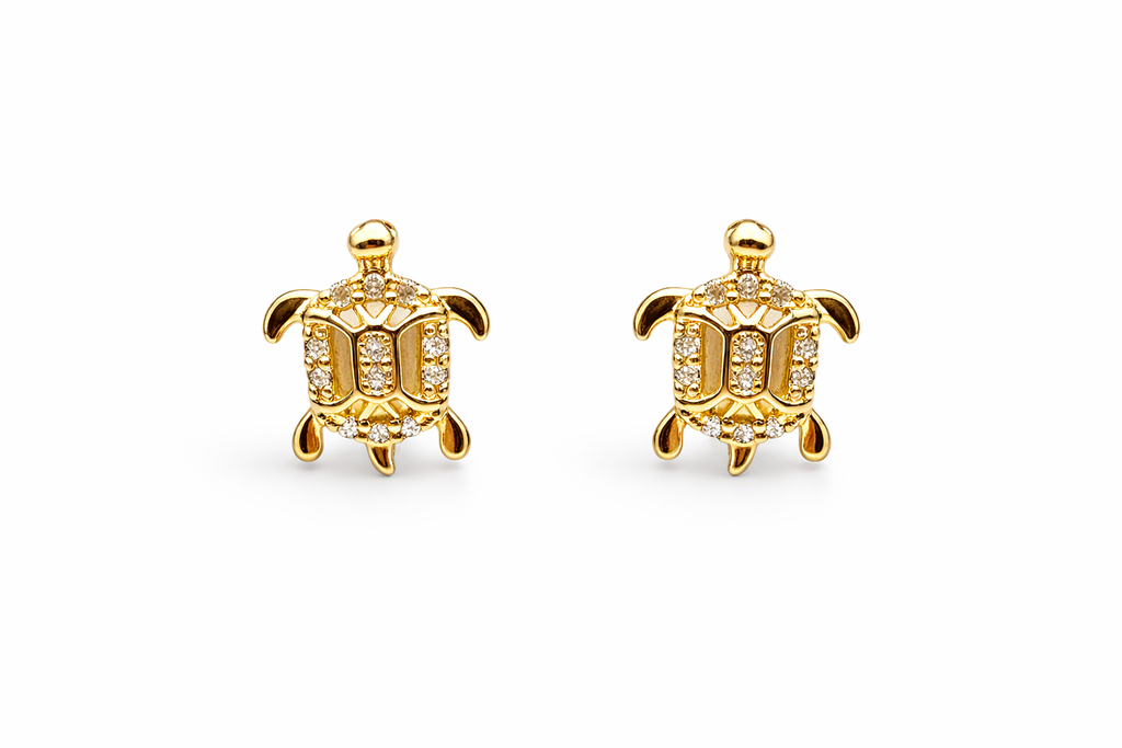 Turtle Hoop Earrings