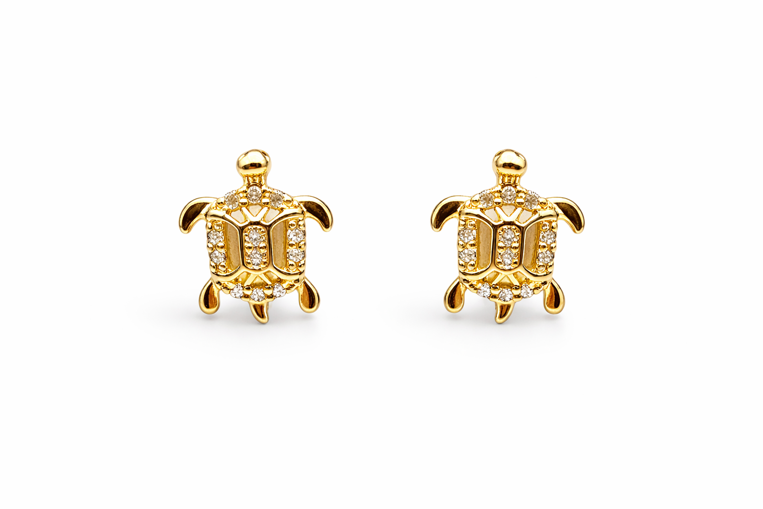 Turtle Hoop Earrings