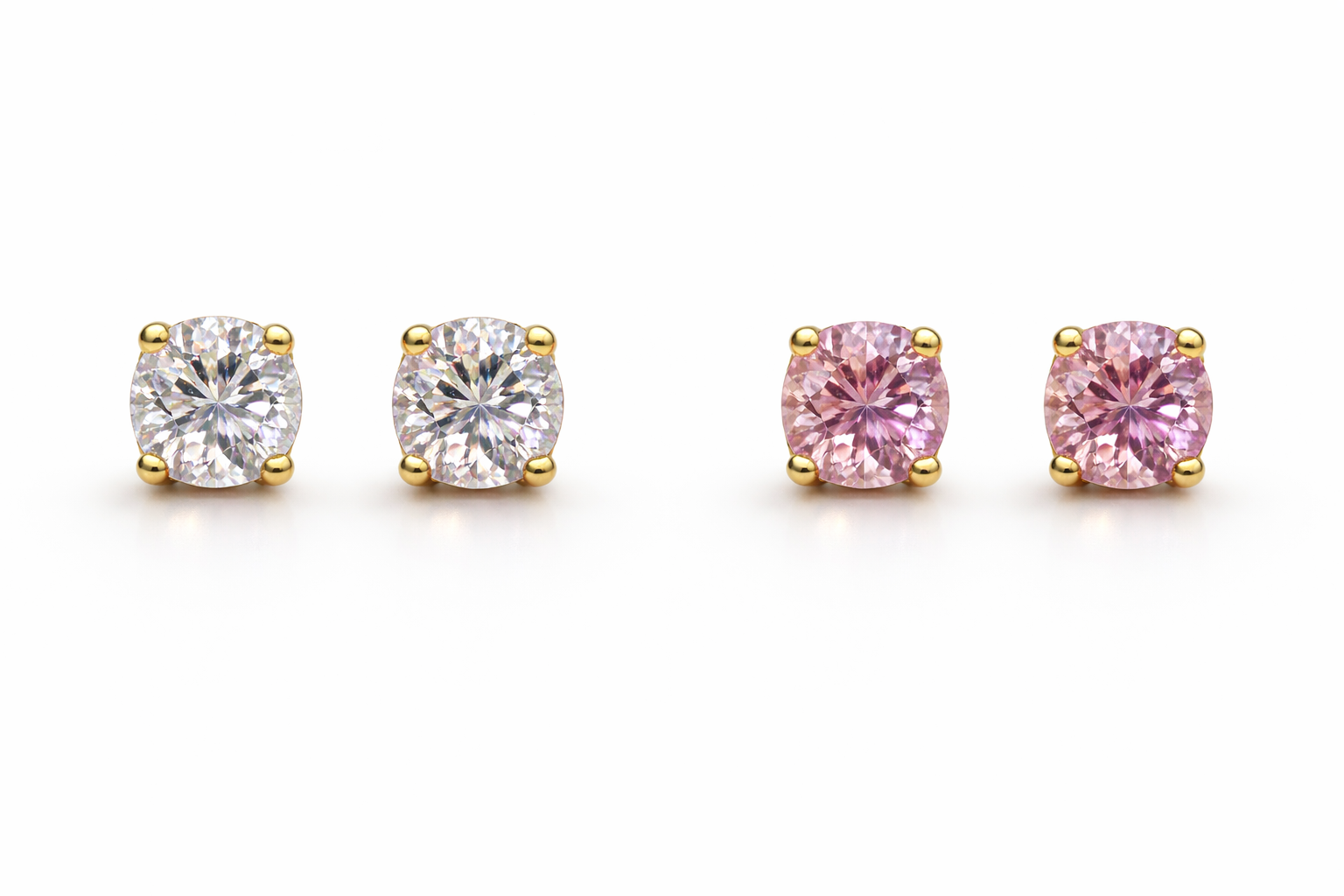 Dainty Crystal Prong Stud Earrings