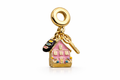 Home Sweet Home Enamel Bead Charm