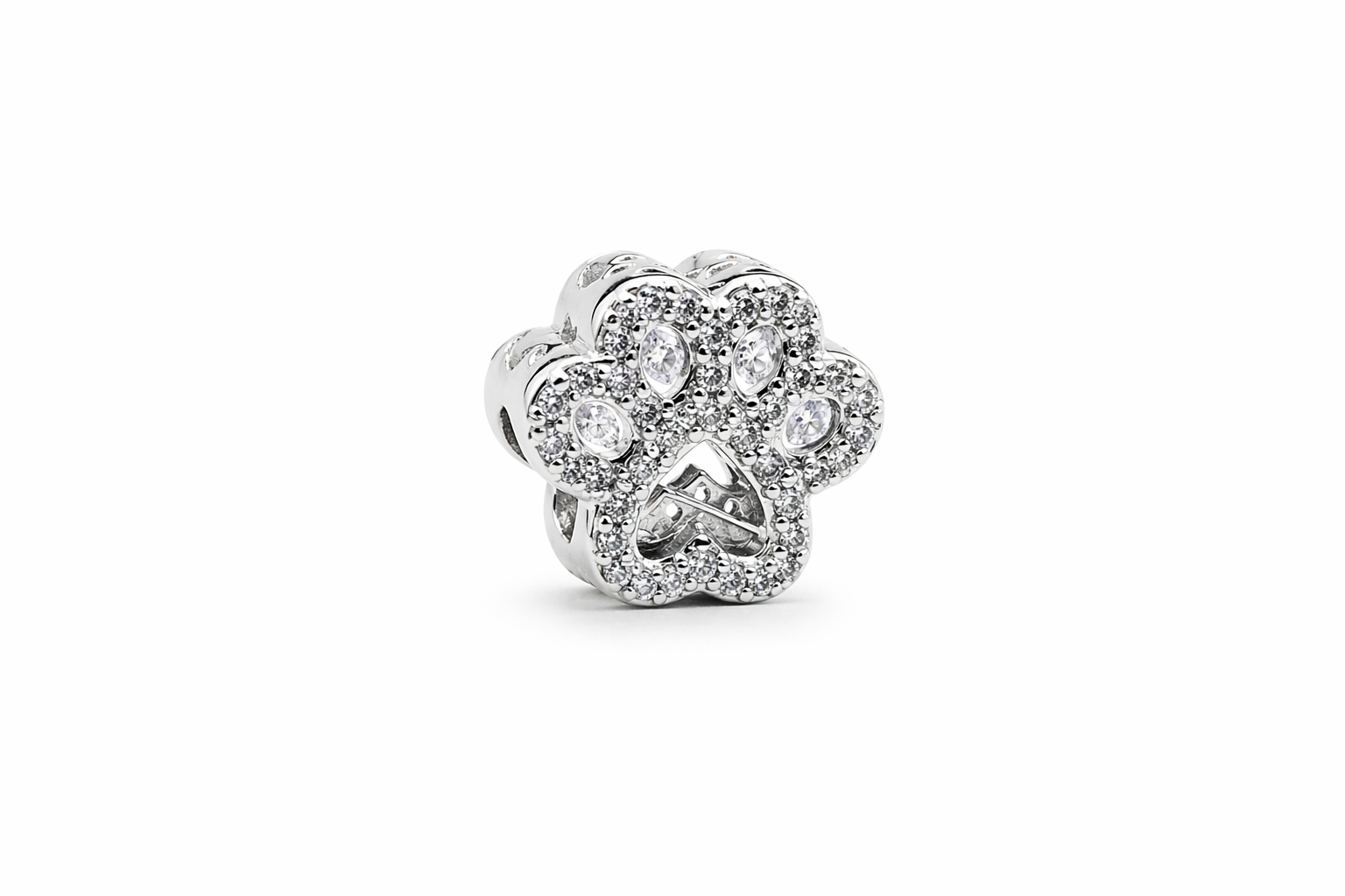 Pavé Paw Print Charm
