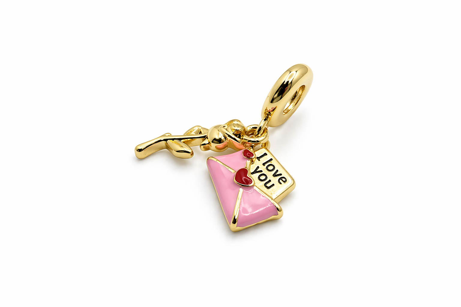 I Love You Letter & Cupid Charm