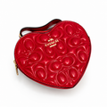 Coach heart bag red patent leather product photo