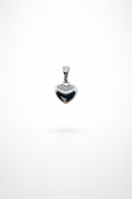 Silver Puffy Heart Pendant