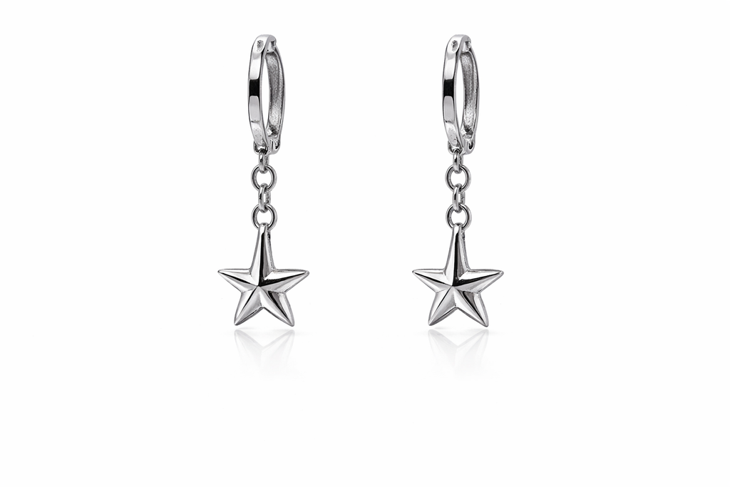 Celestial Star Drop Earrings