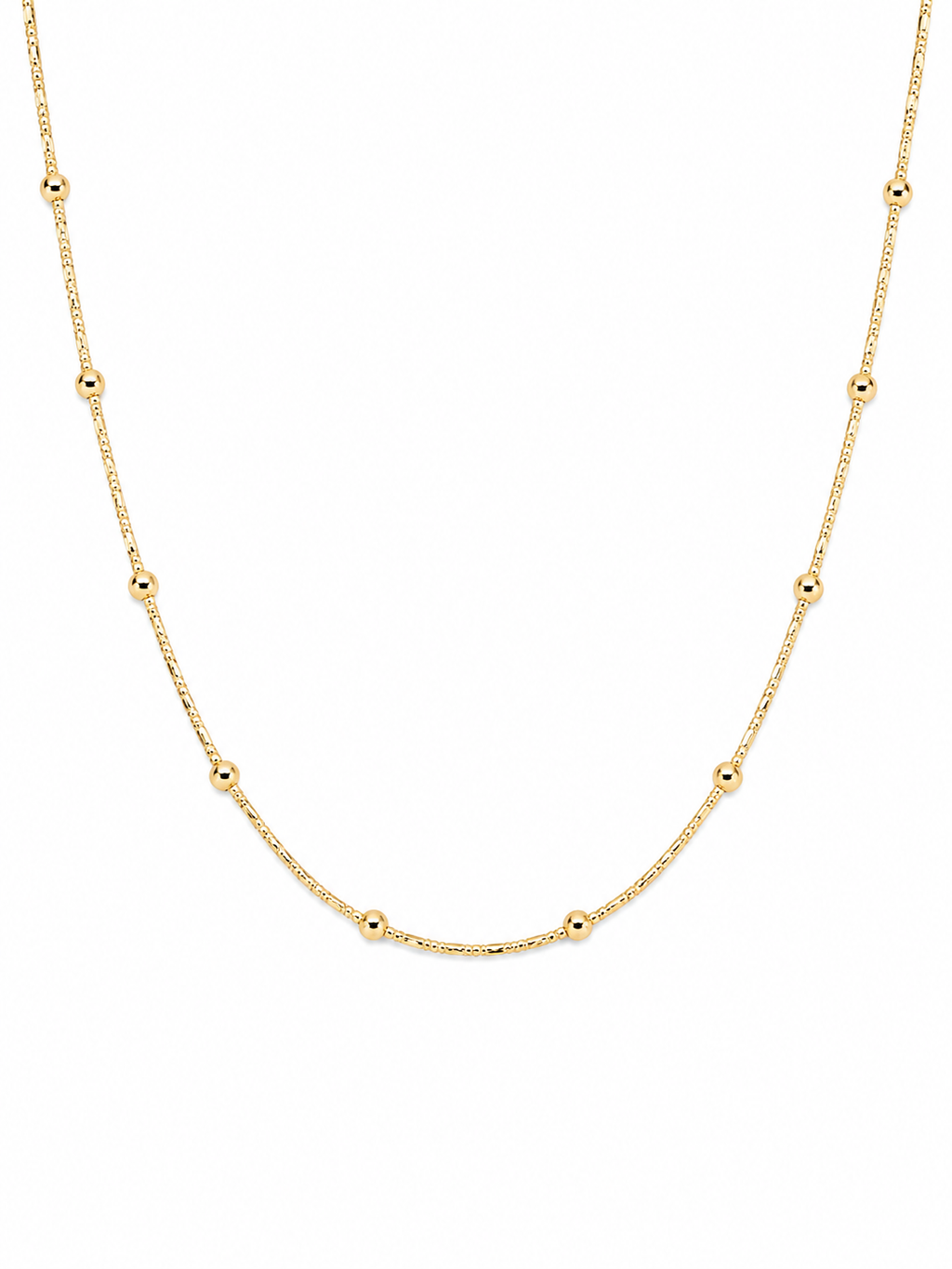 Gold Satellite Chain Necklace — 18"