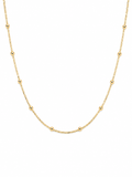 Gold Satellite Chain Necklace — 18"