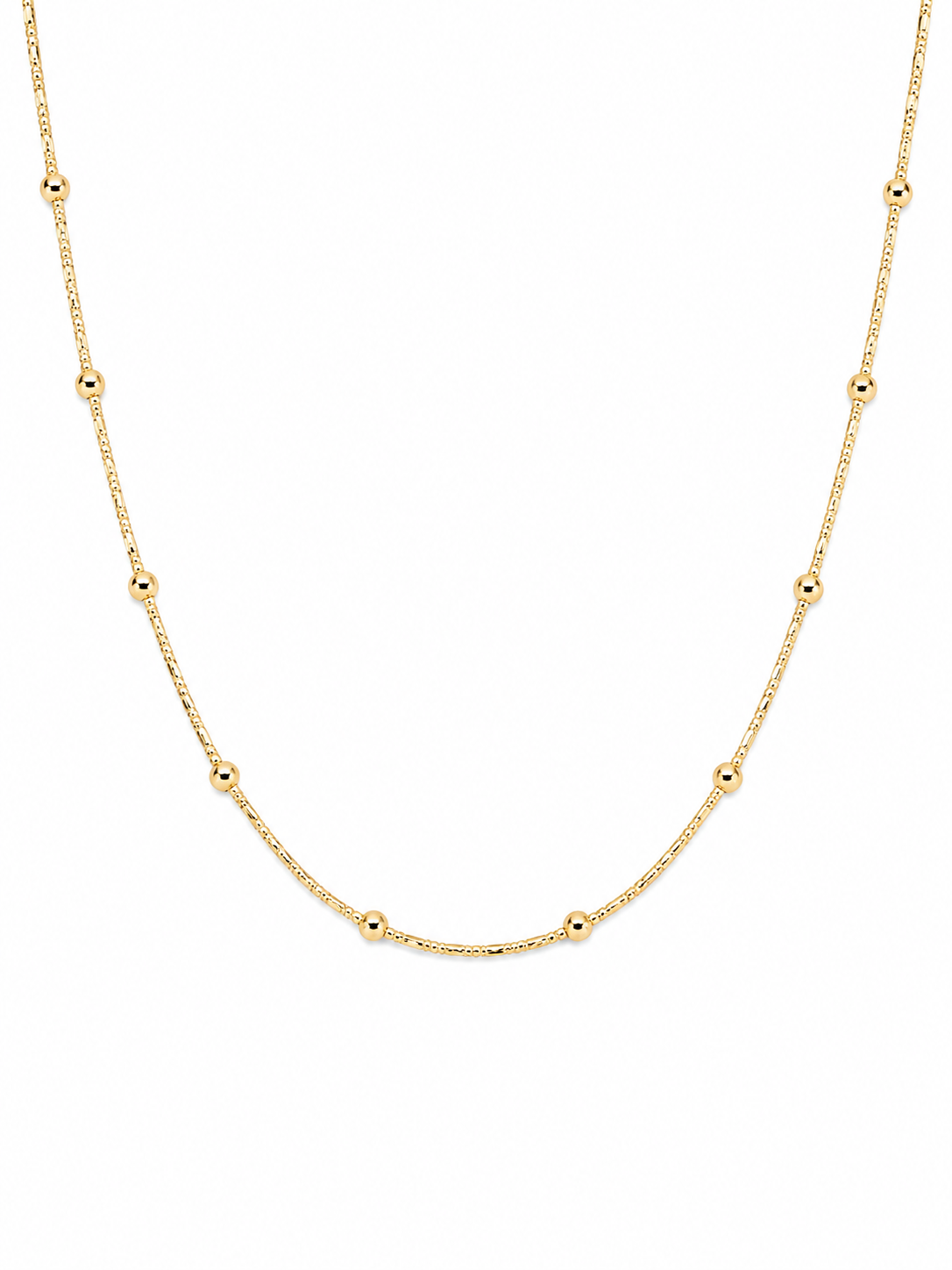 Gold Satellite Chain Necklace — 18"