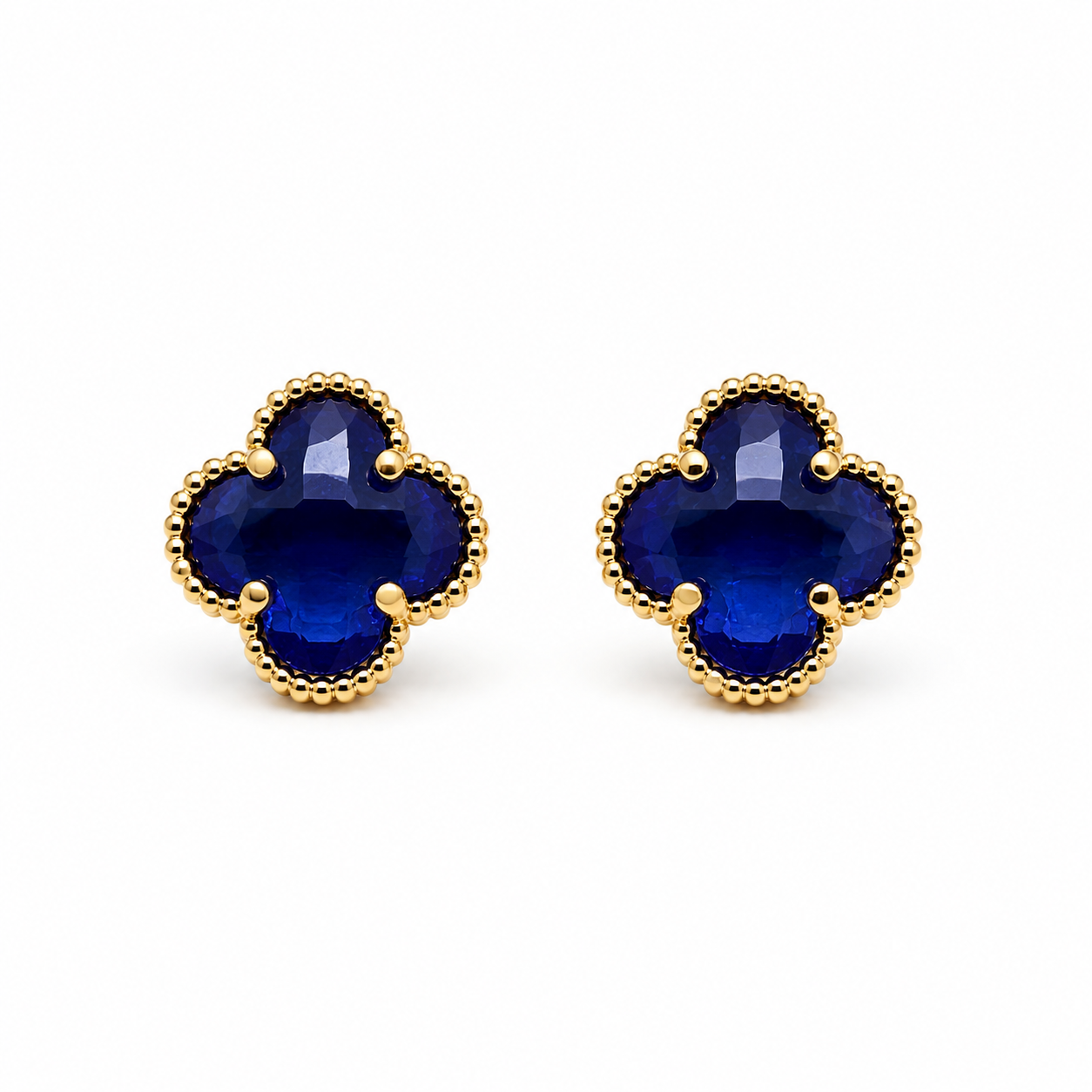 Four-Leaf Clover Stud Earrings
