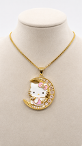 Hello Kitty Moon Pendant