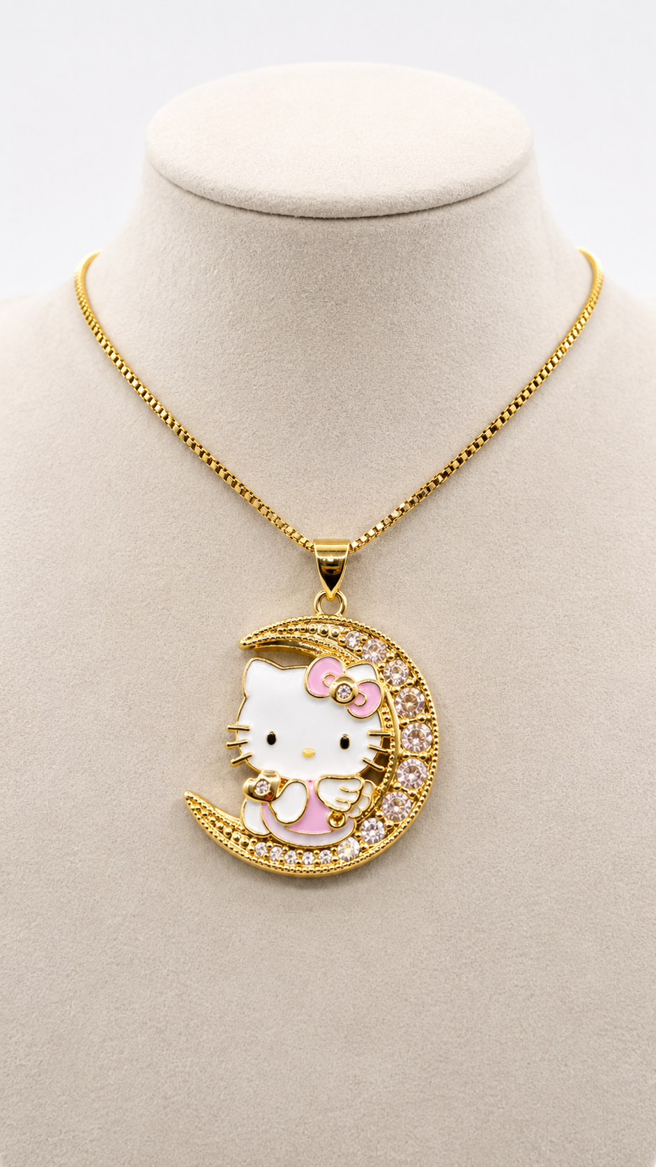 Hello Kitty Moon Pendant