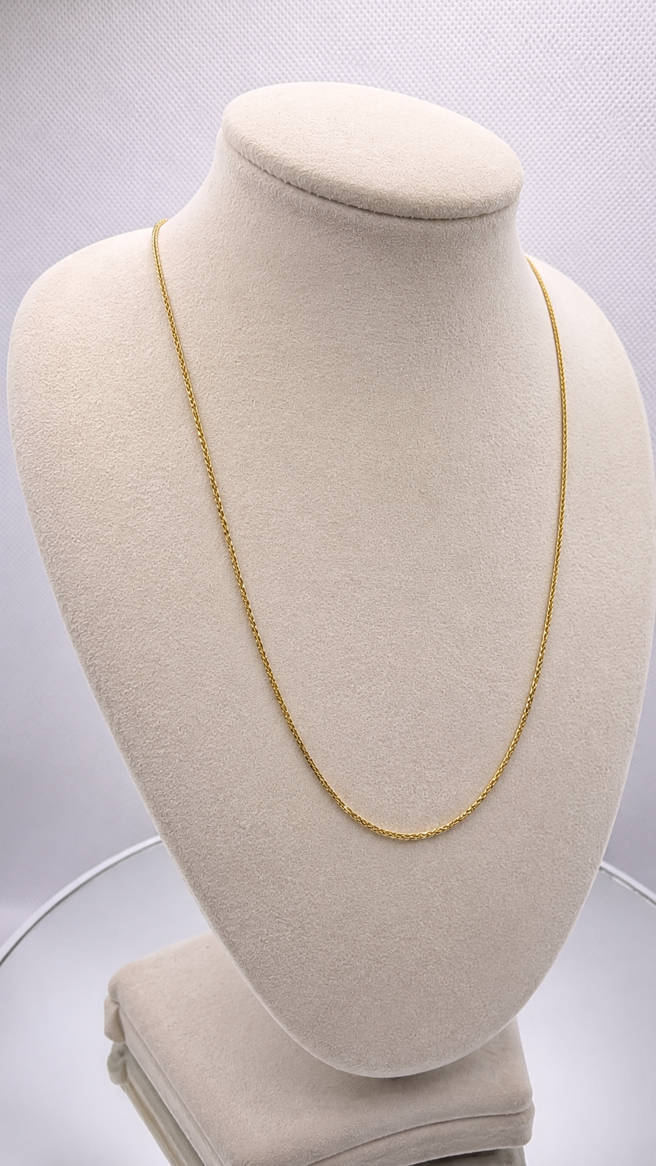 Gold Rope Chain Necklace