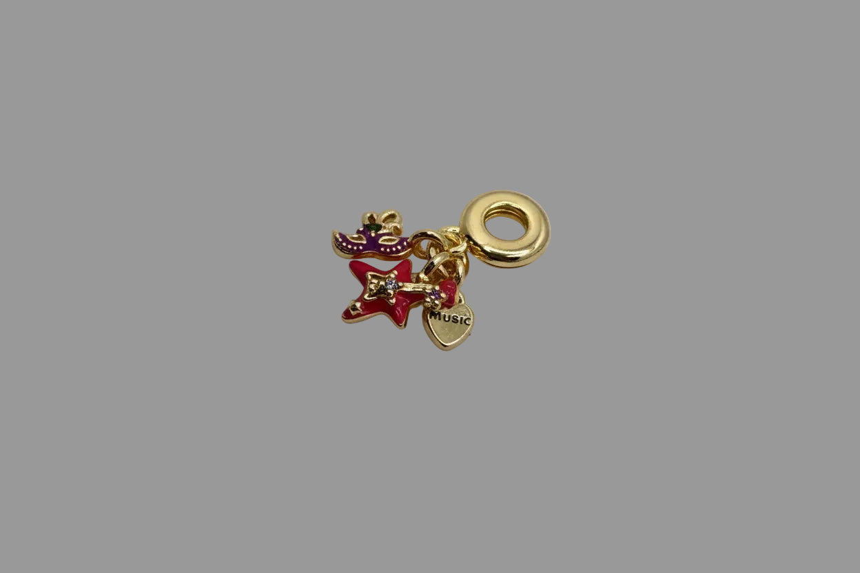 Music & Magic Multi-Charm Bead