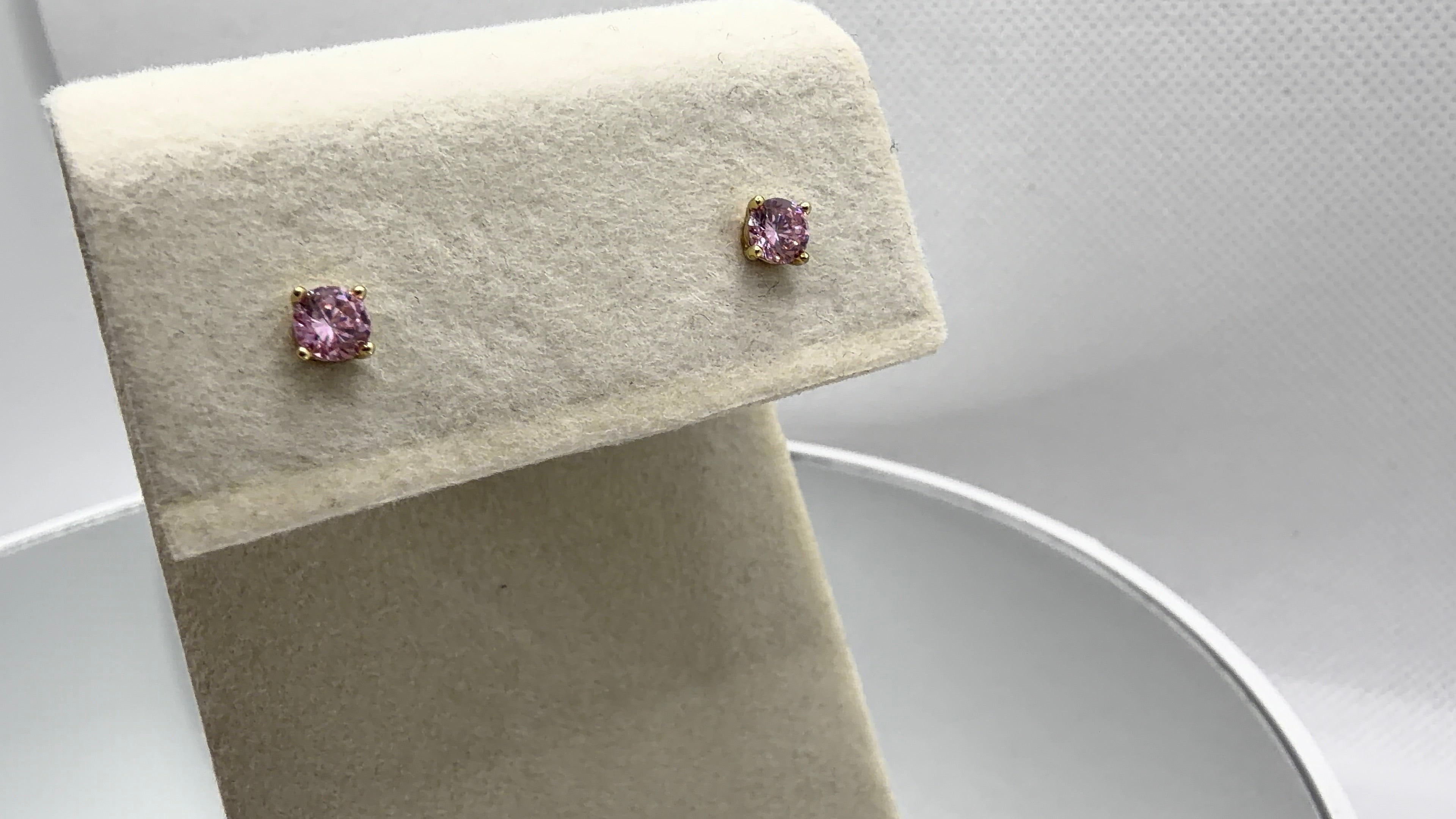 Dainty Crystal Prong Stud Earrings