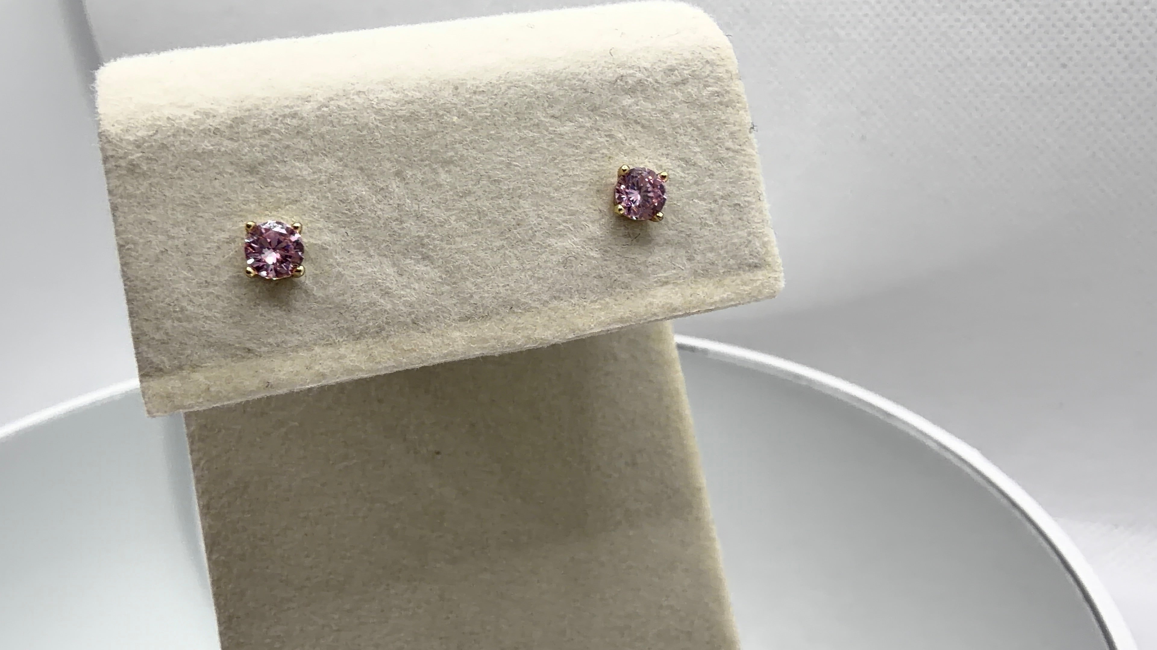 Dainty Crystal Prong Stud Earrings