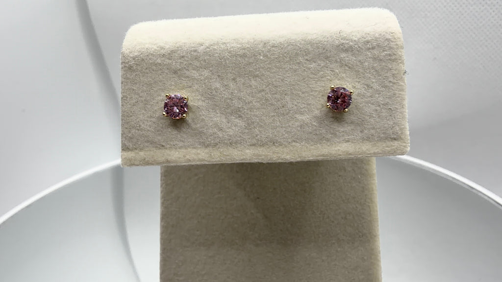 Dainty Crystal Prong Stud Earrings