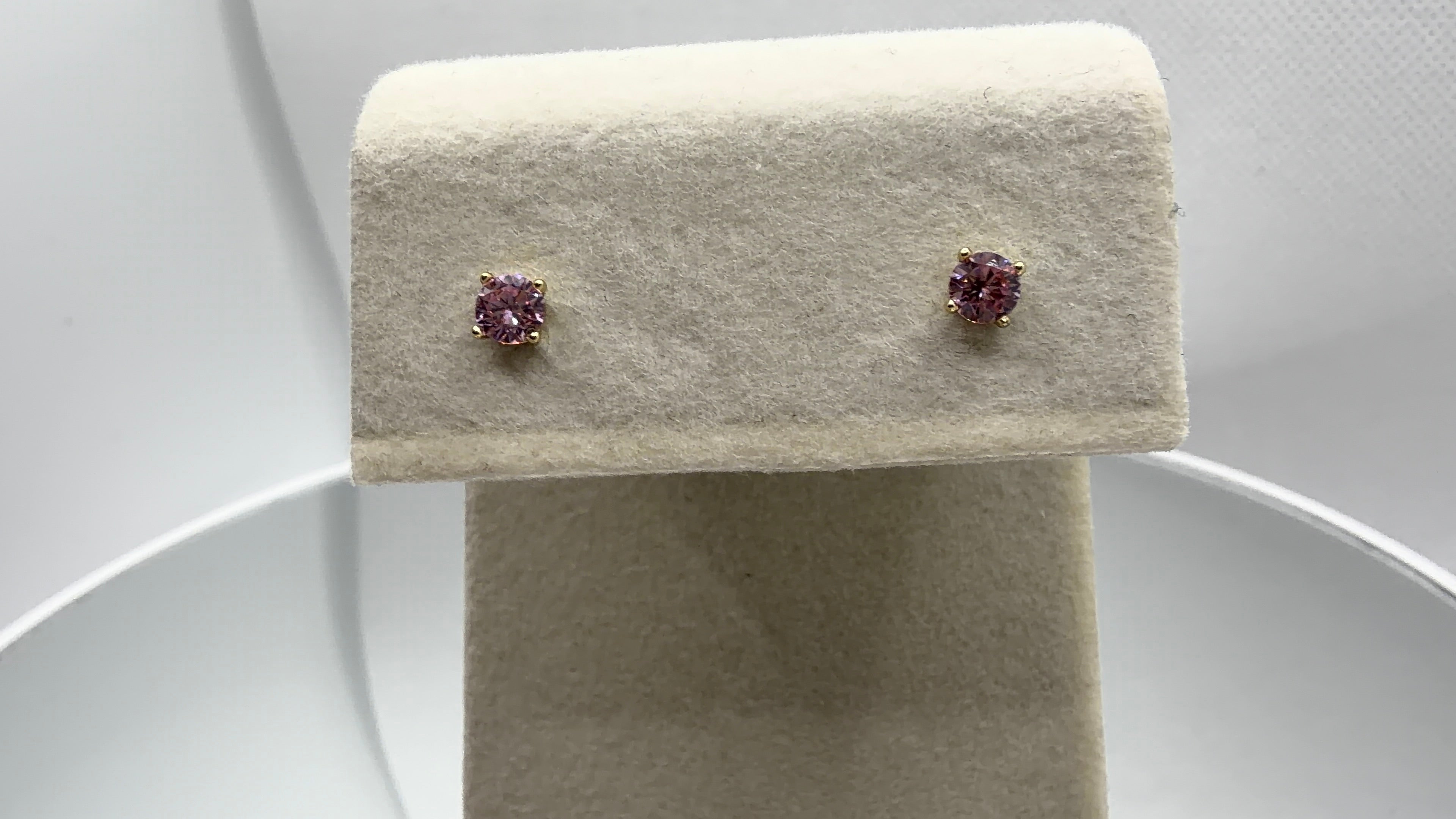 Dainty Crystal Prong Stud Earrings