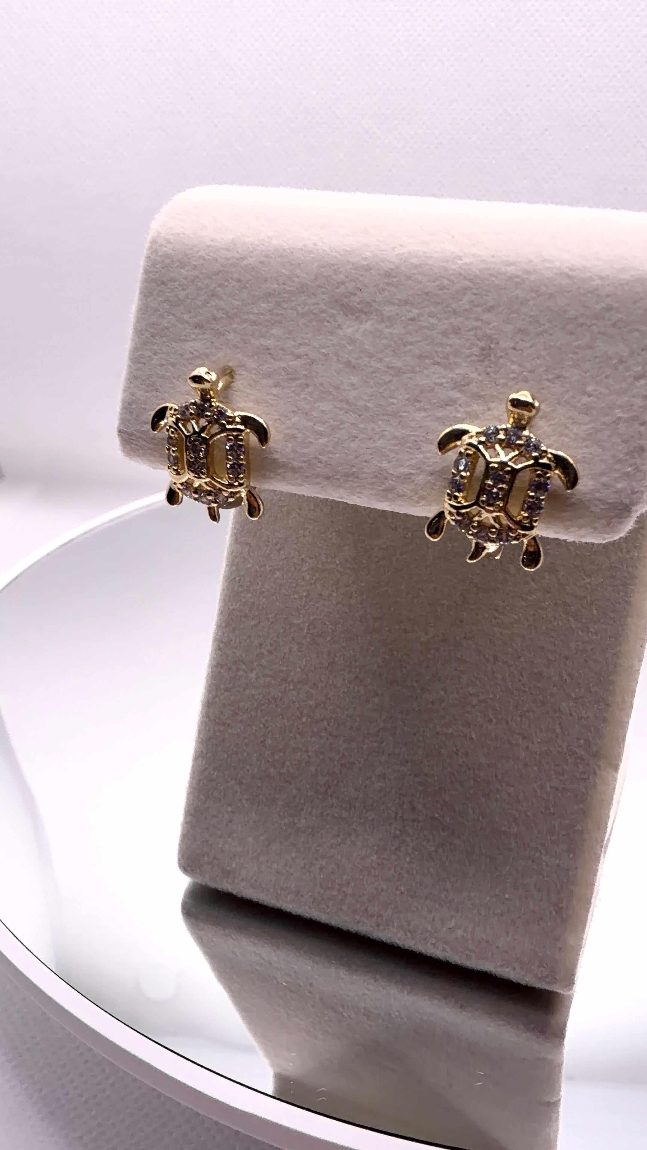 Turtle Hoop Earrings