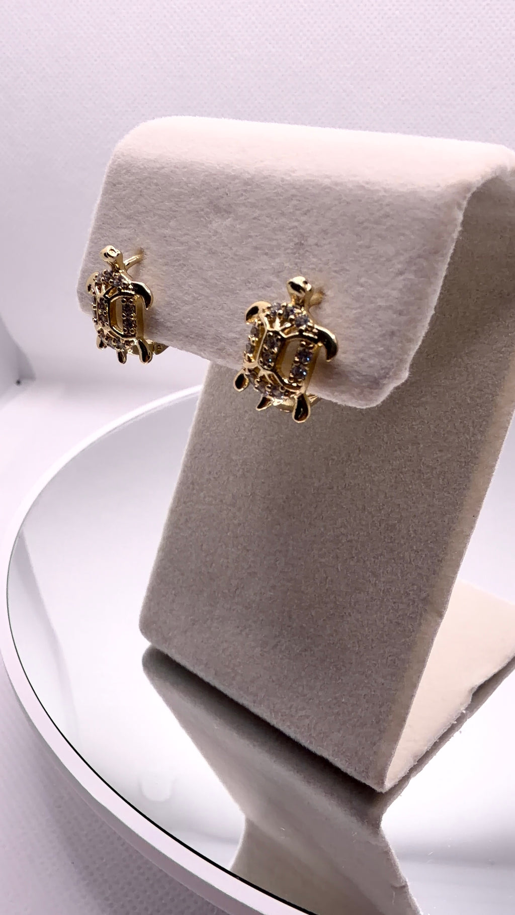 Turtle Hoop Earrings