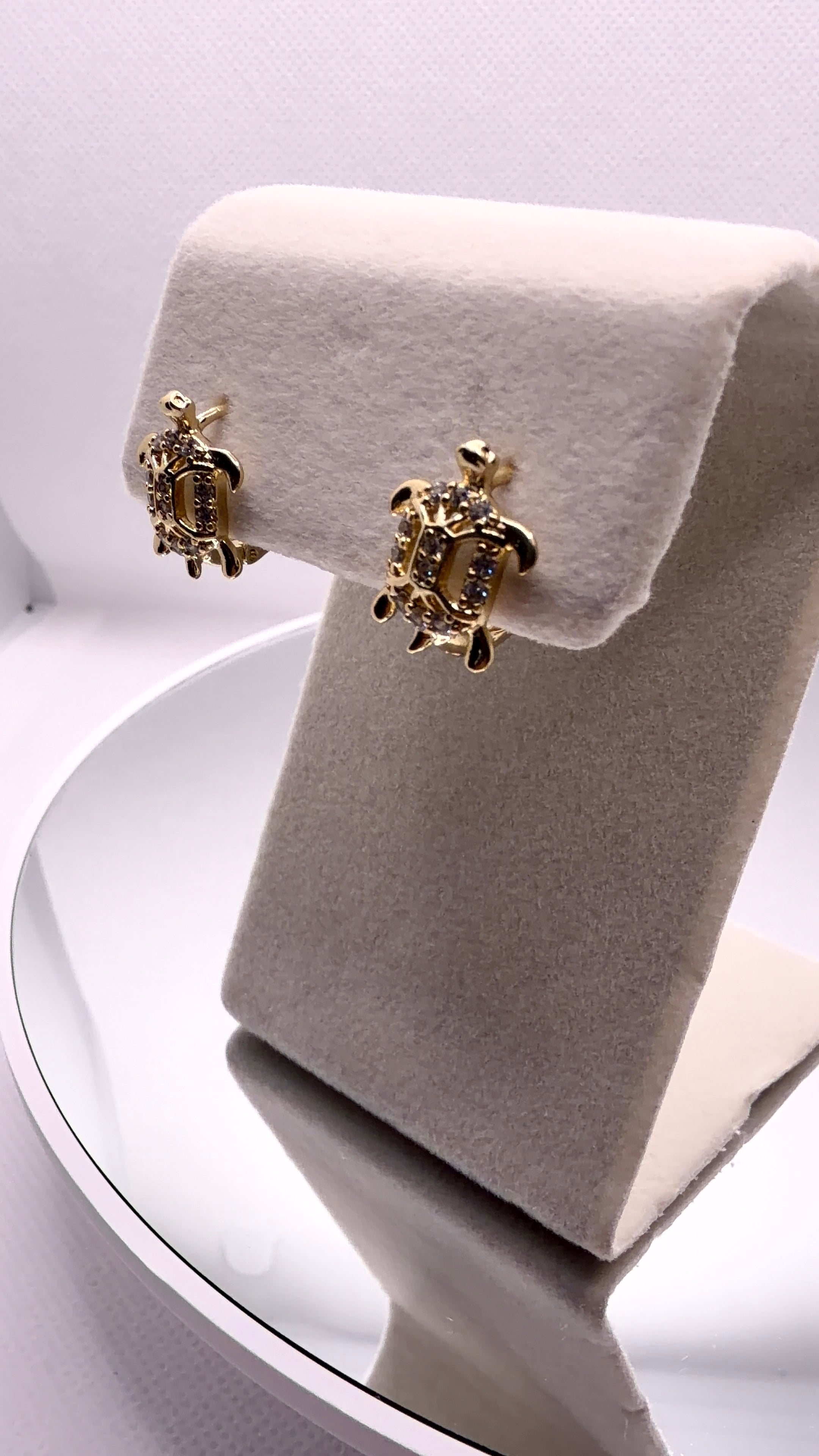 Turtle Hoop Earrings