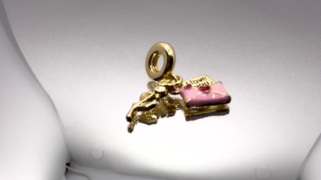 I Love You Letter & Cupid Charm