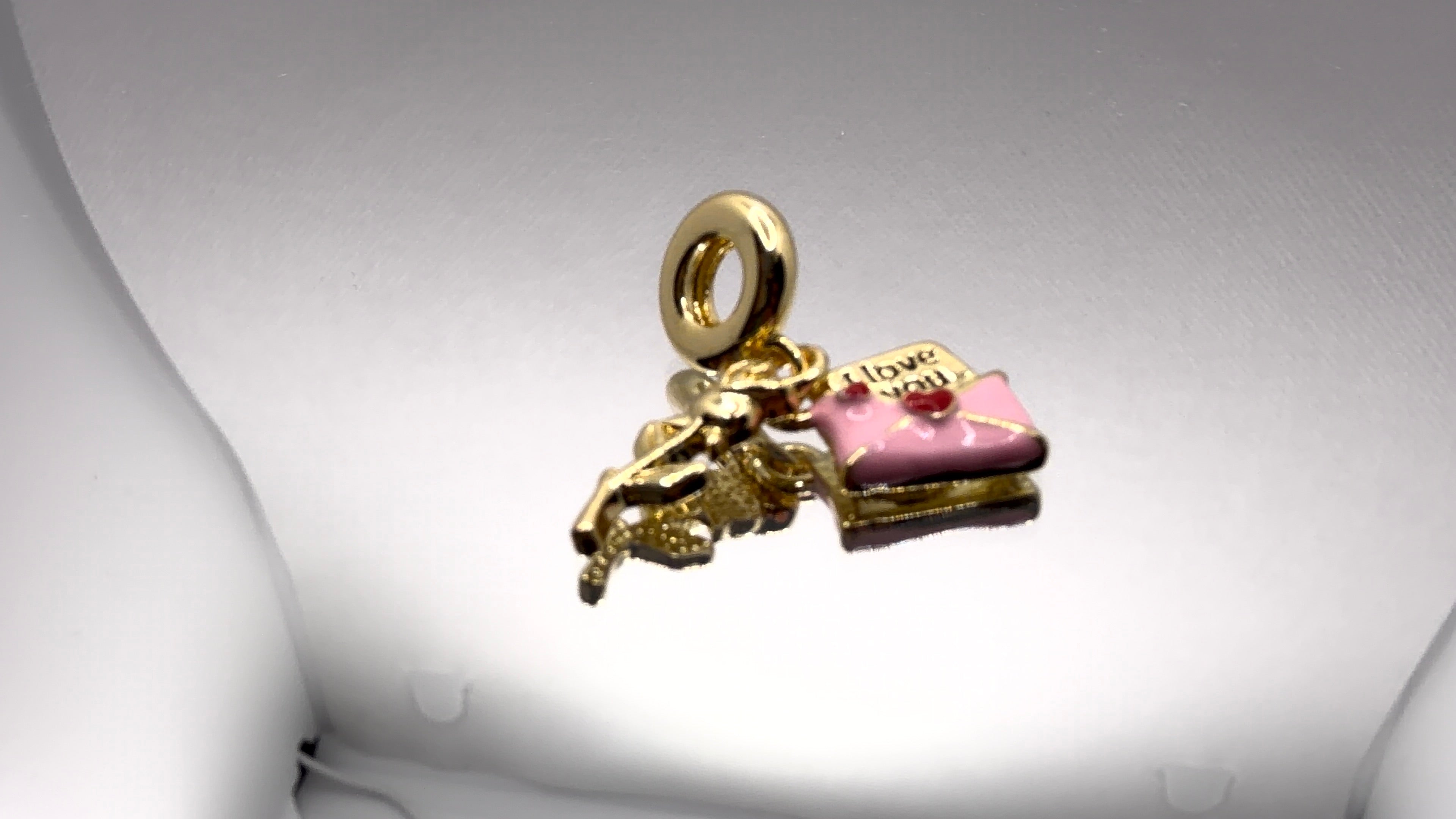 I Love You Letter & Cupid Charm