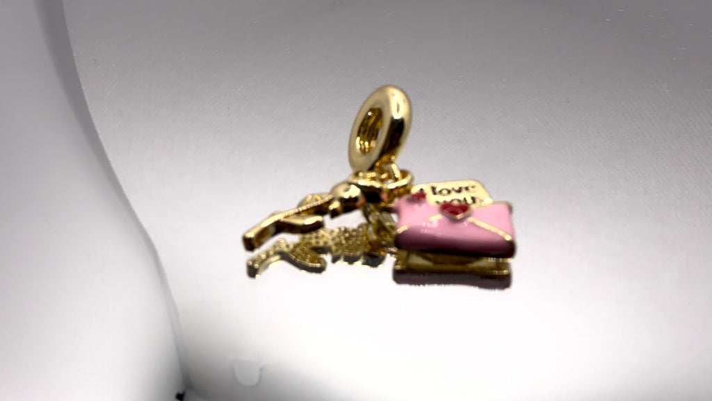 I Love You Letter & Cupid Charm