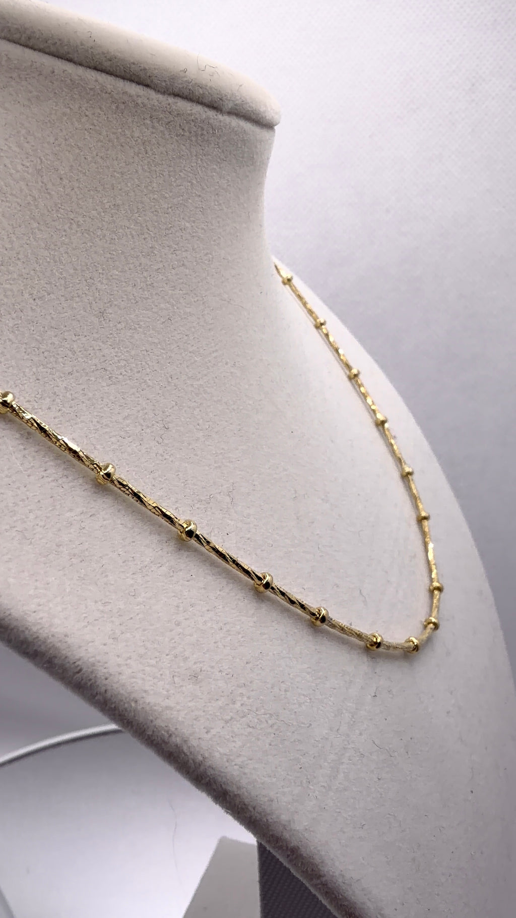 Gold Satellite Chain Necklace — 18"