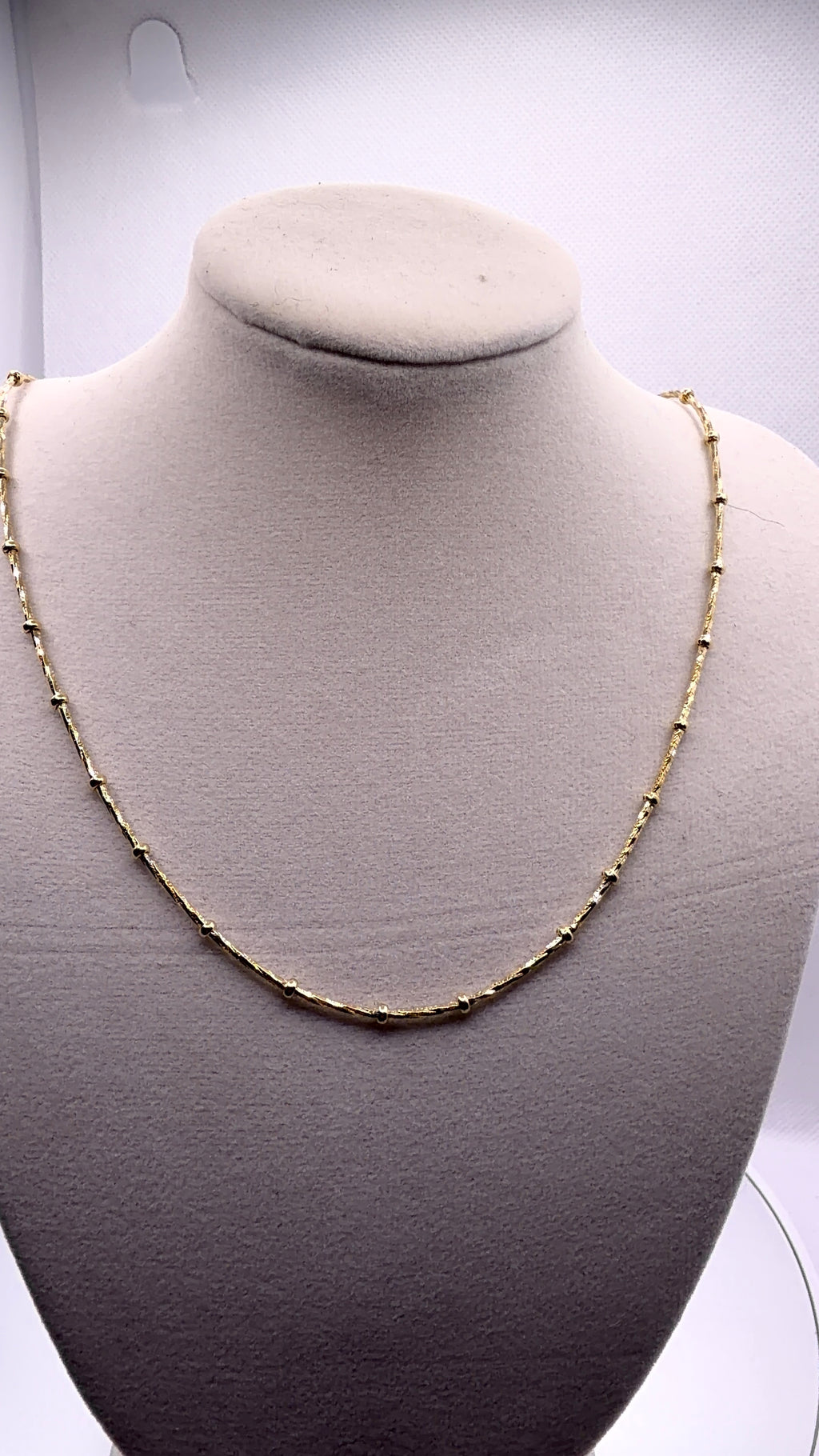 Gold Satellite Chain Necklace — 18"