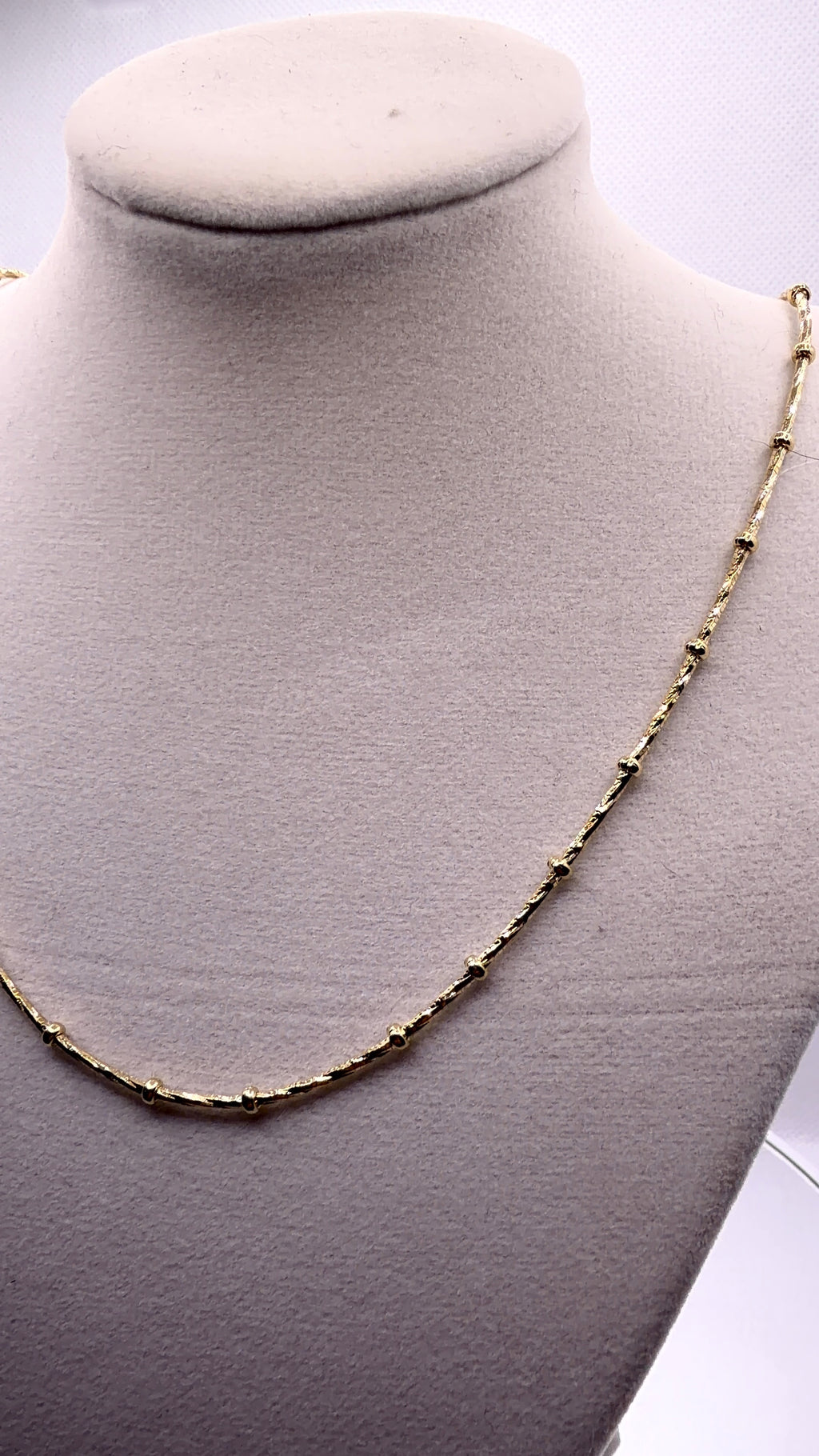 Gold Satellite Chain Necklace — 18"