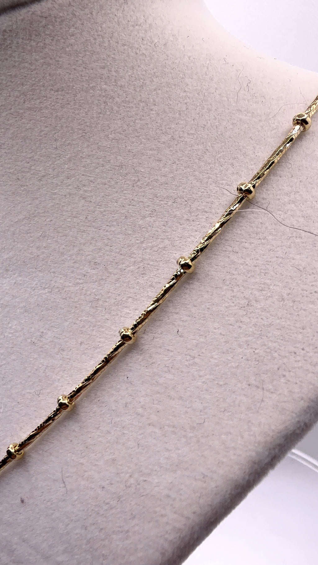 Gold Satellite Chain Necklace — 18"