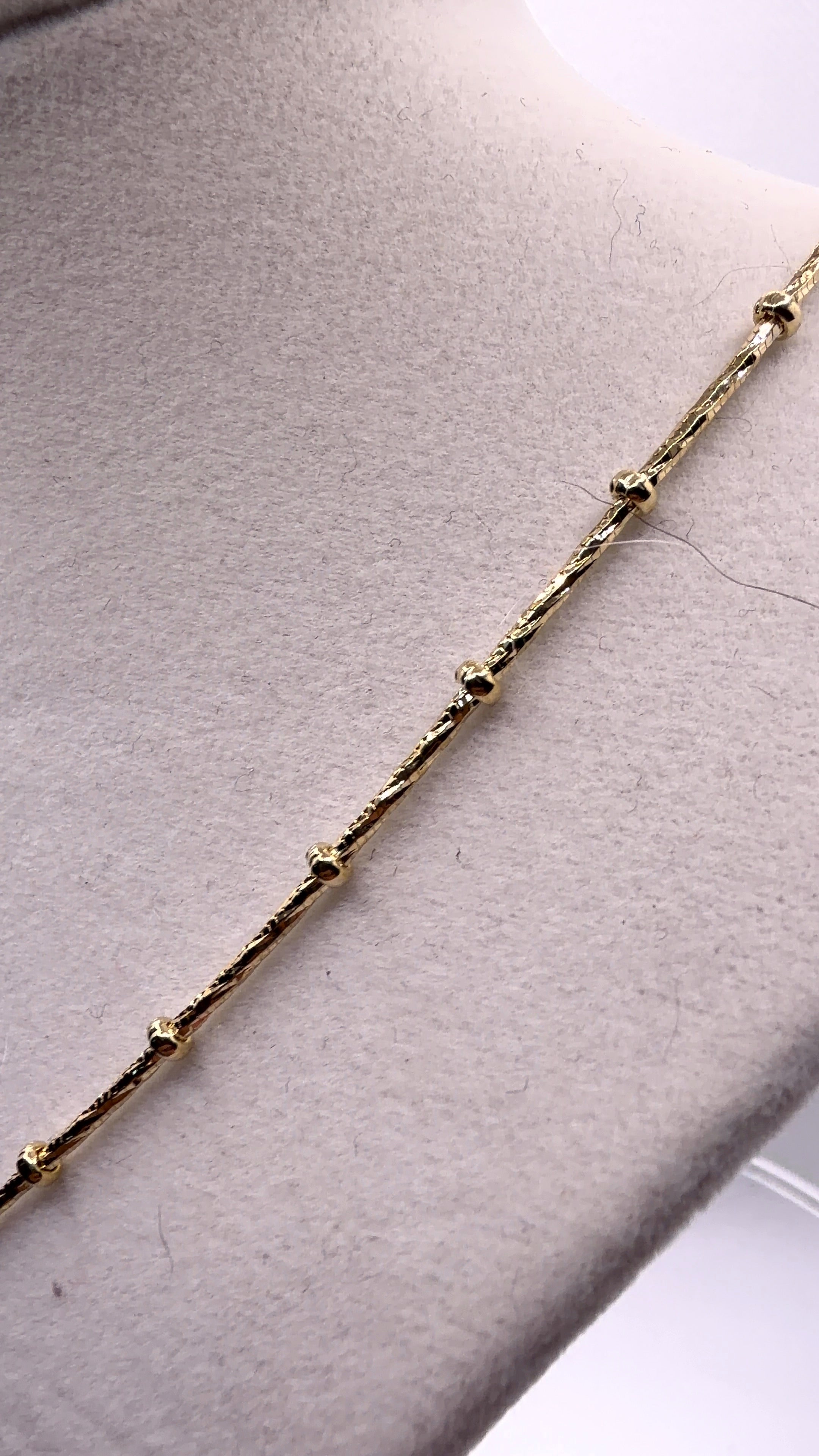 Gold Satellite Chain Necklace — 18"