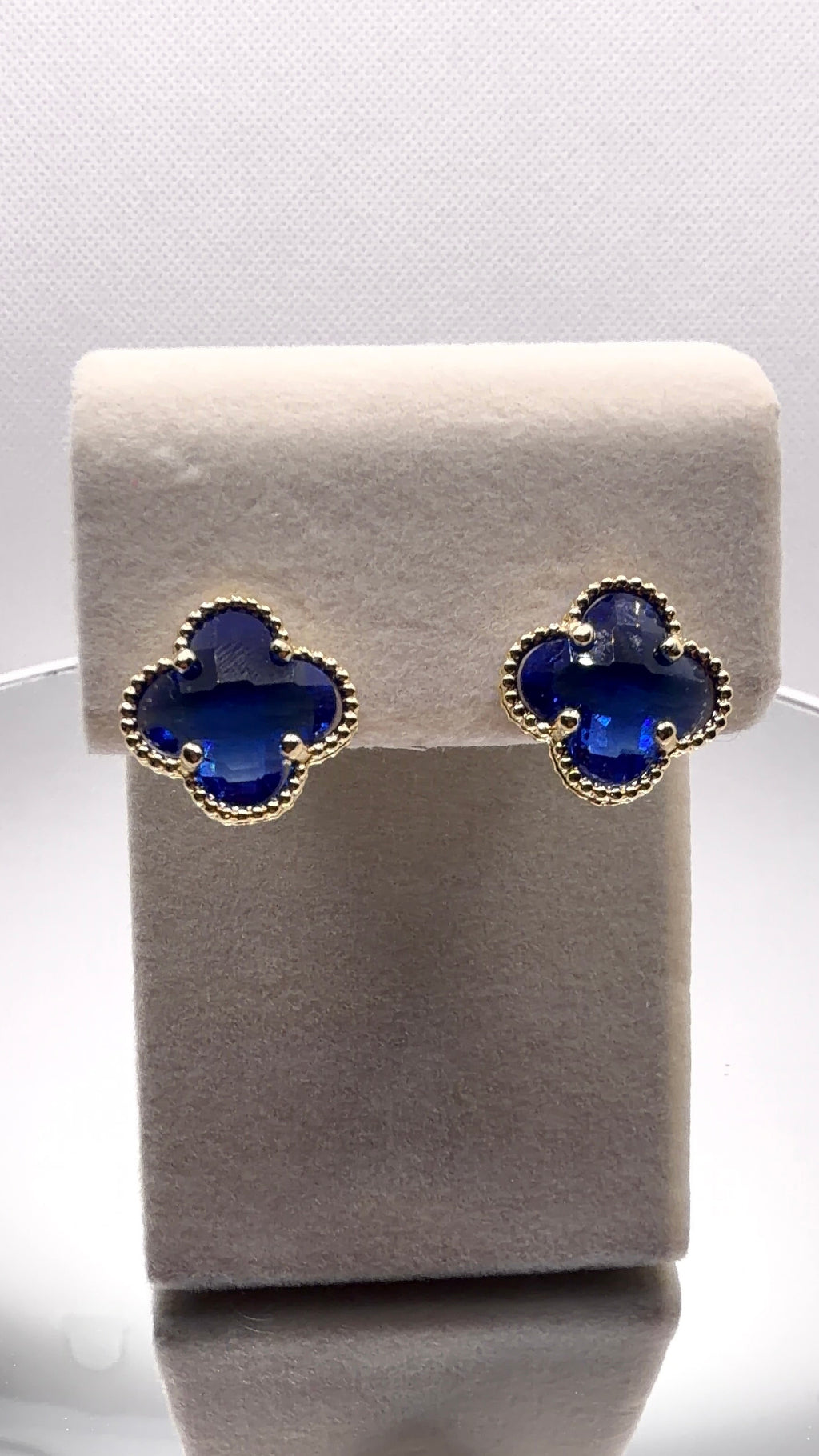 Four-Leaf Clover Stud Earrings