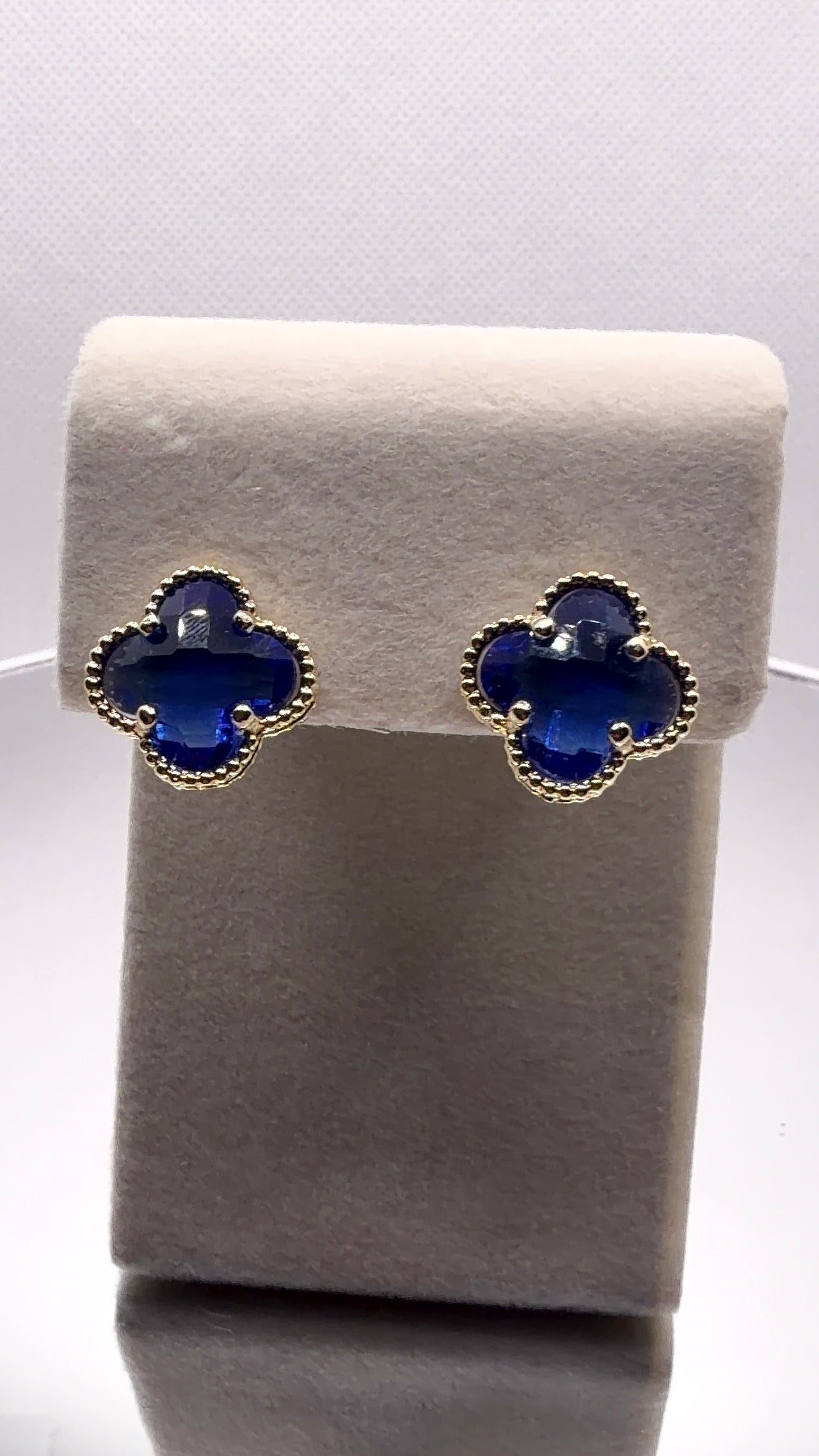 Four-Leaf Clover Stud Earrings