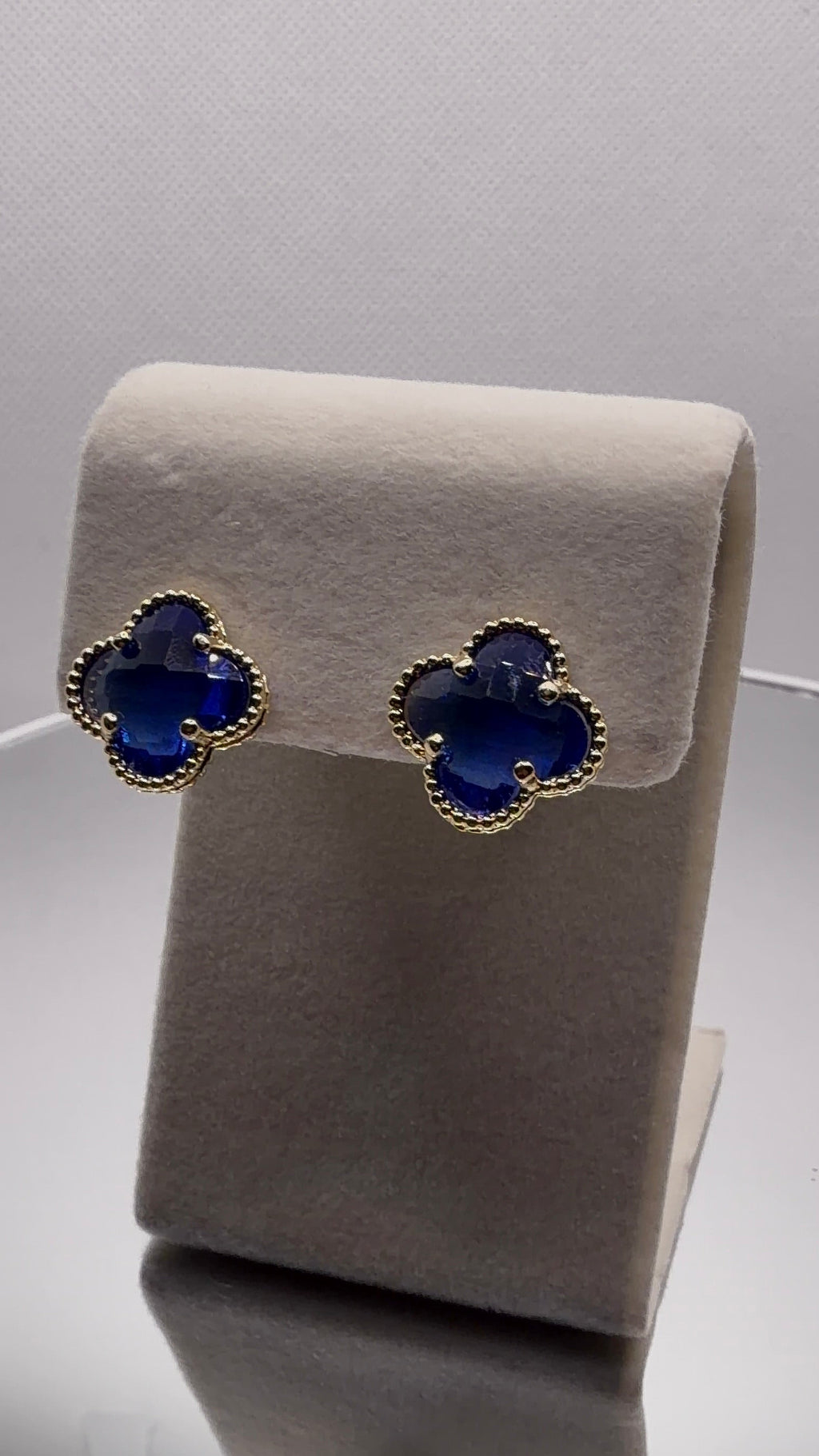 Four-Leaf Clover Stud Earrings