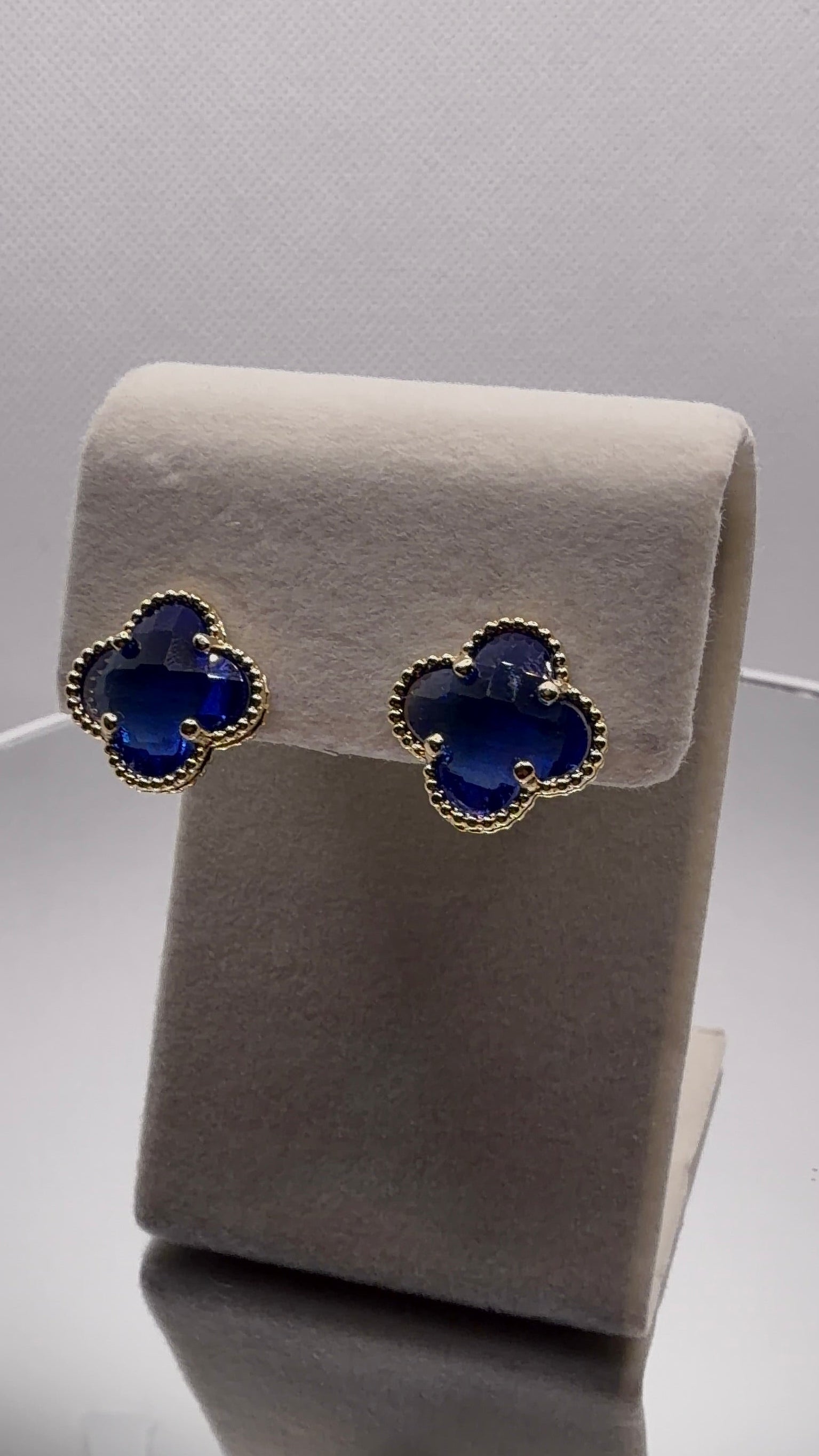 Four-Leaf Clover Stud Earrings