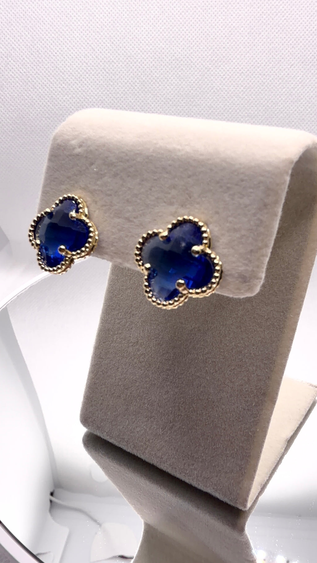 Four-Leaf Clover Stud Earrings