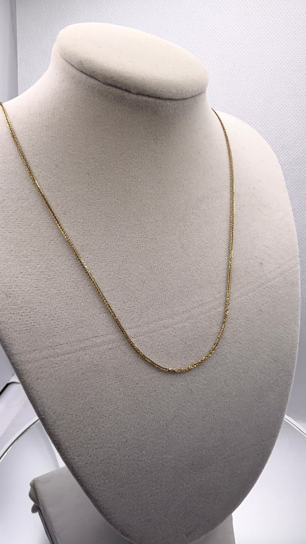 Gold Rope Chain Necklace