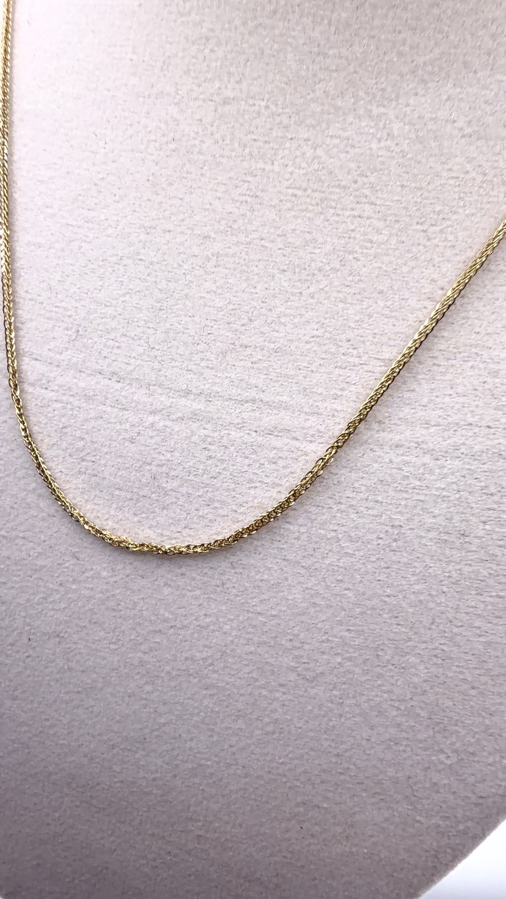 Gold Rope Chain Necklace