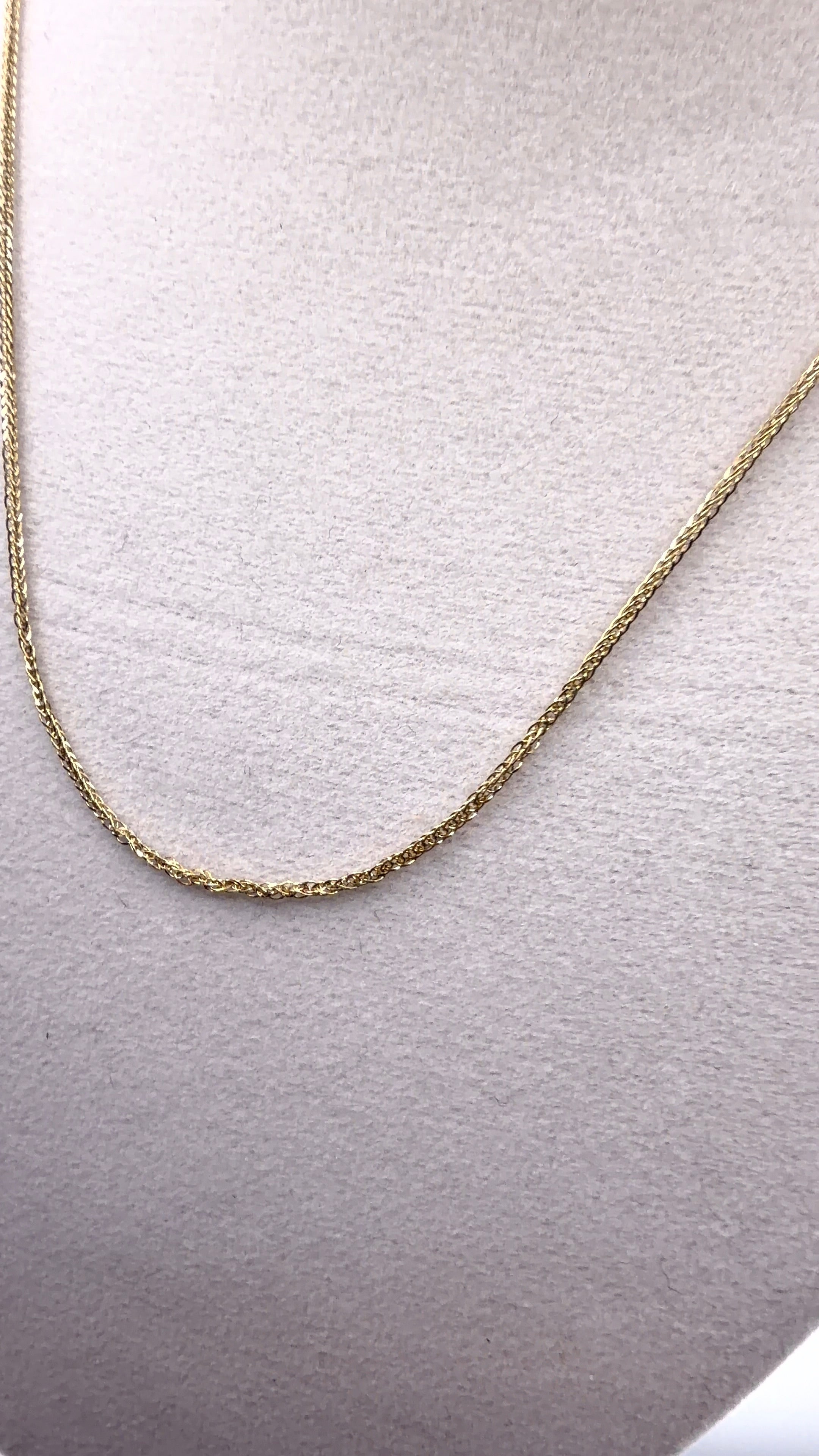 Gold Rope Chain Necklace