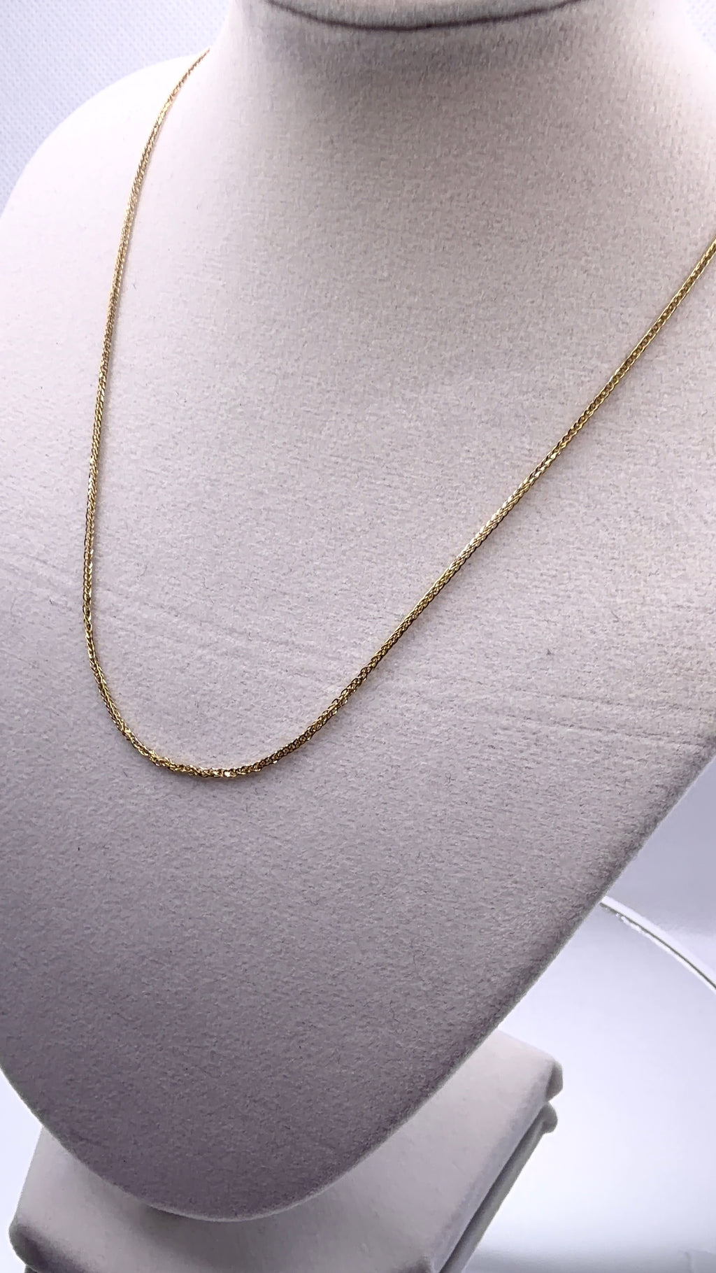 Gold Rope Chain Necklace