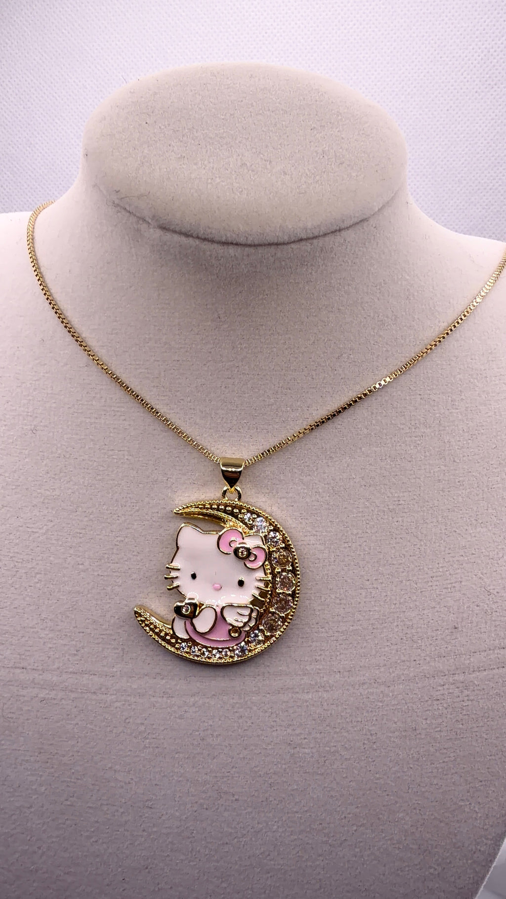 Hello Kitty Moon Pendant