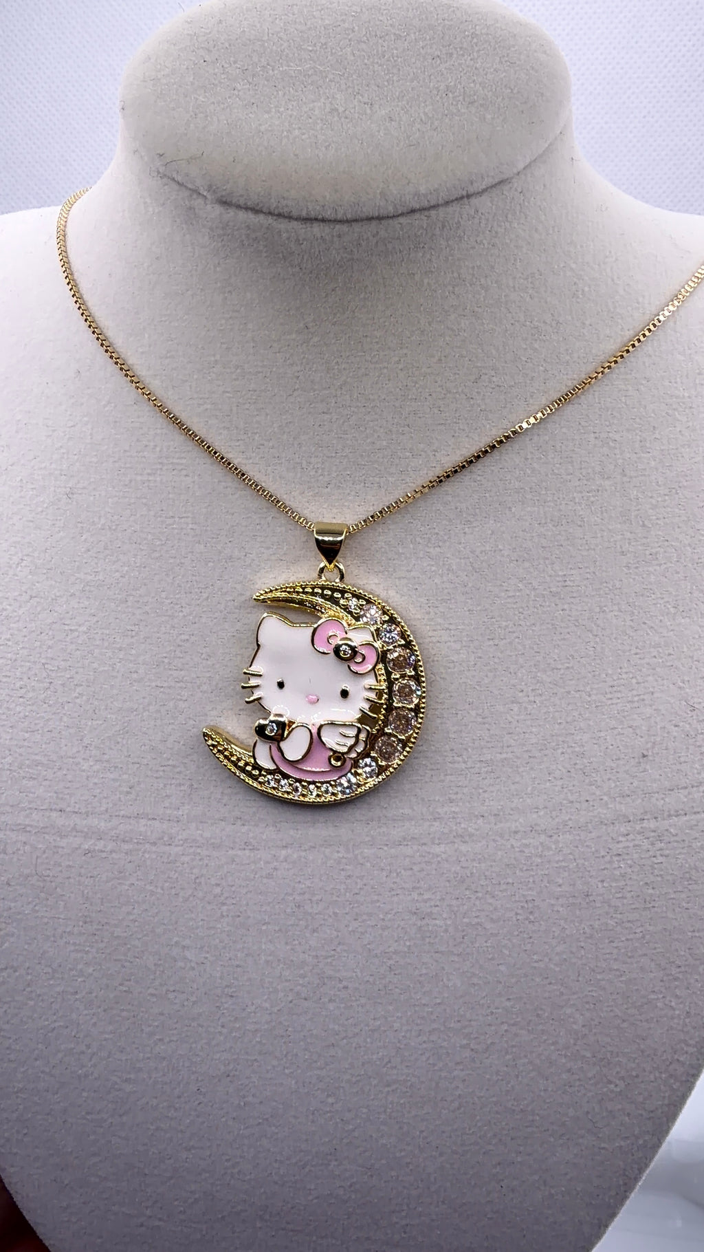 Hello Kitty Moon Pendant