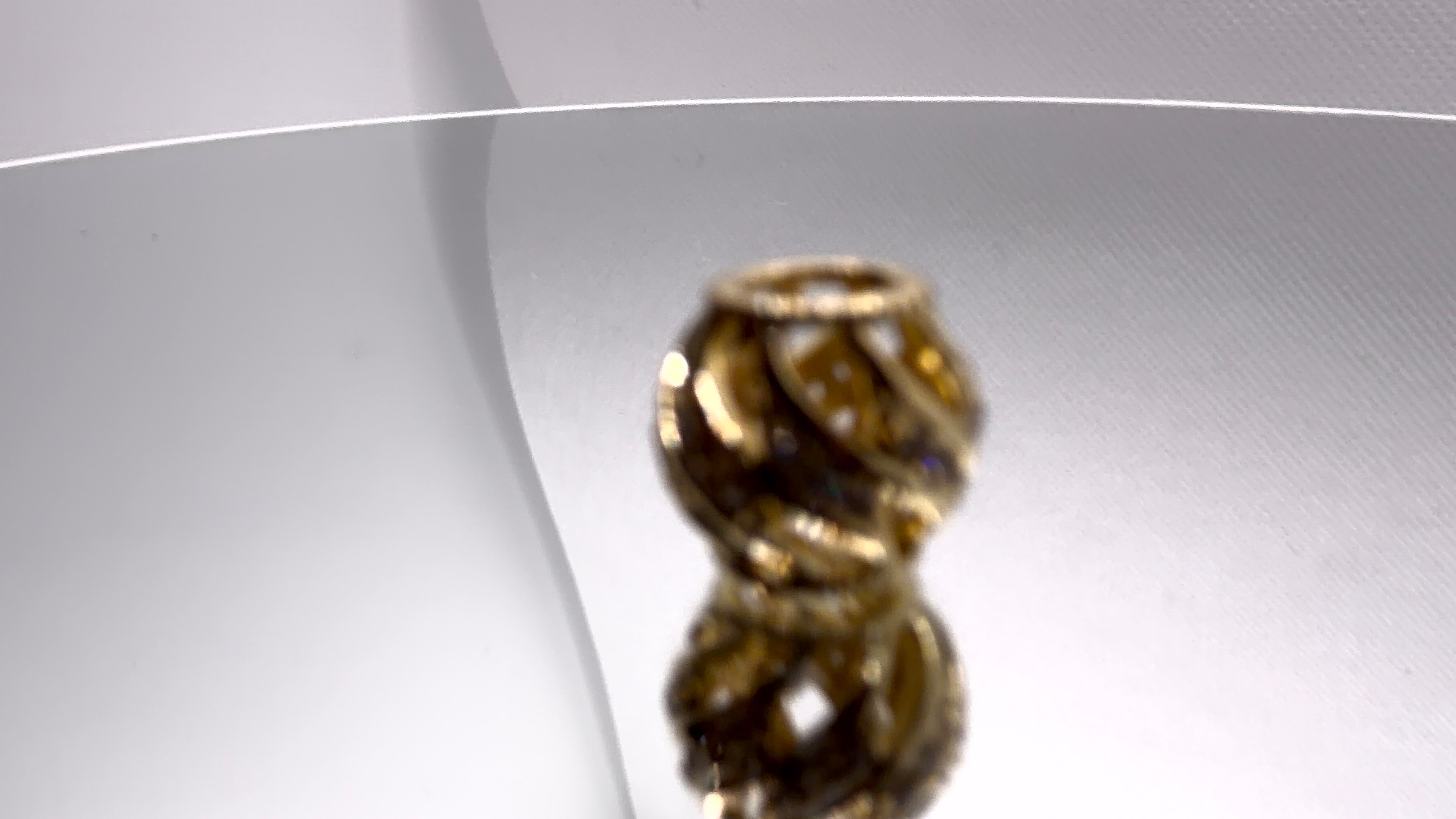 Gold Twisted Separator Bead