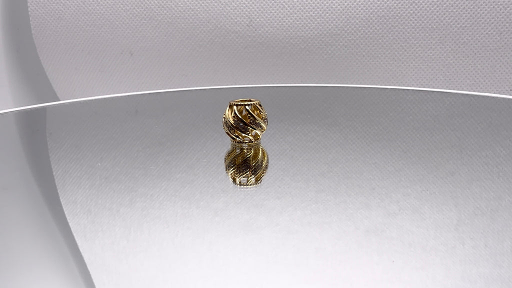 Gold Twisted Separator Bead