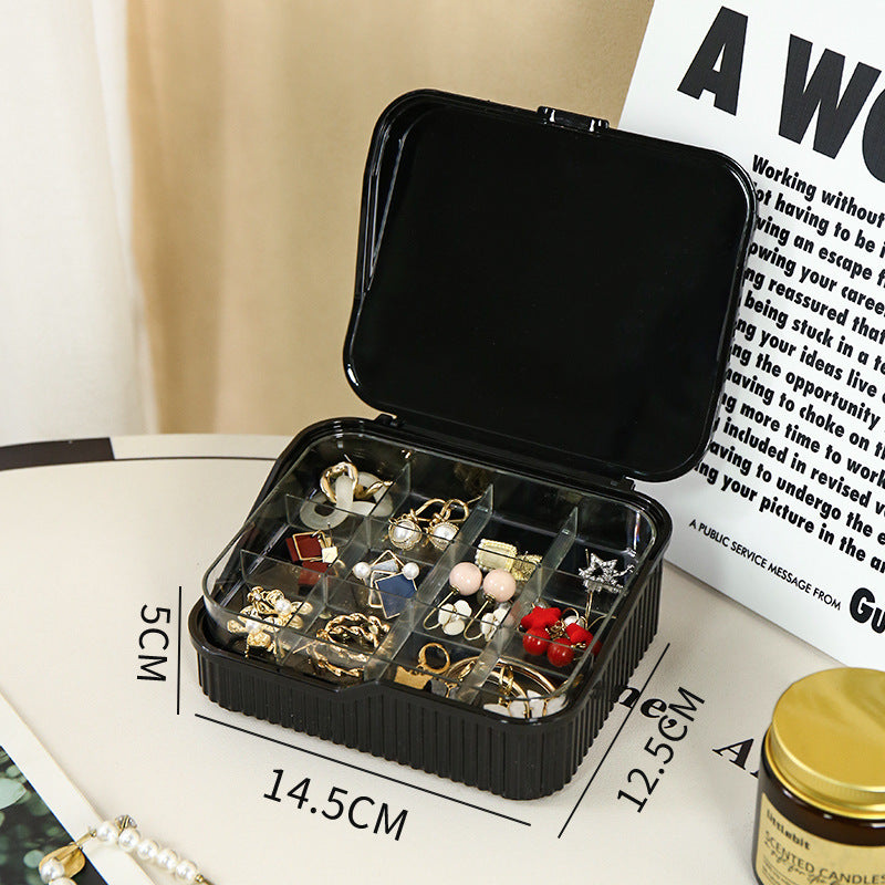 Jewelry Storage Box Transparent Portable