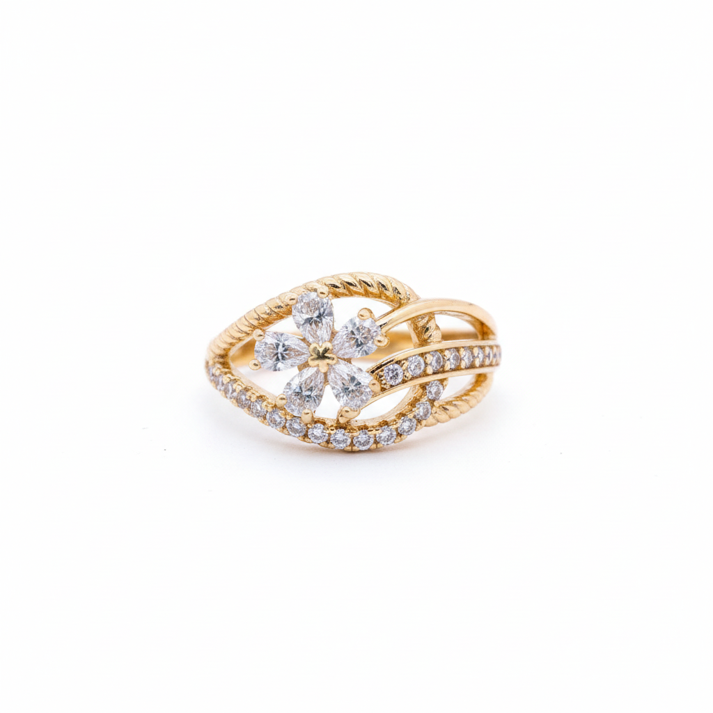 Jewelry on white background