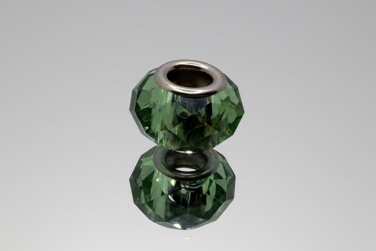 Green Glass Charm Separator