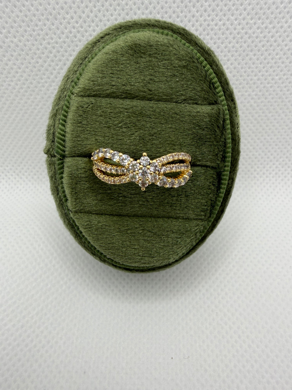 Infinity Crystal Ring
