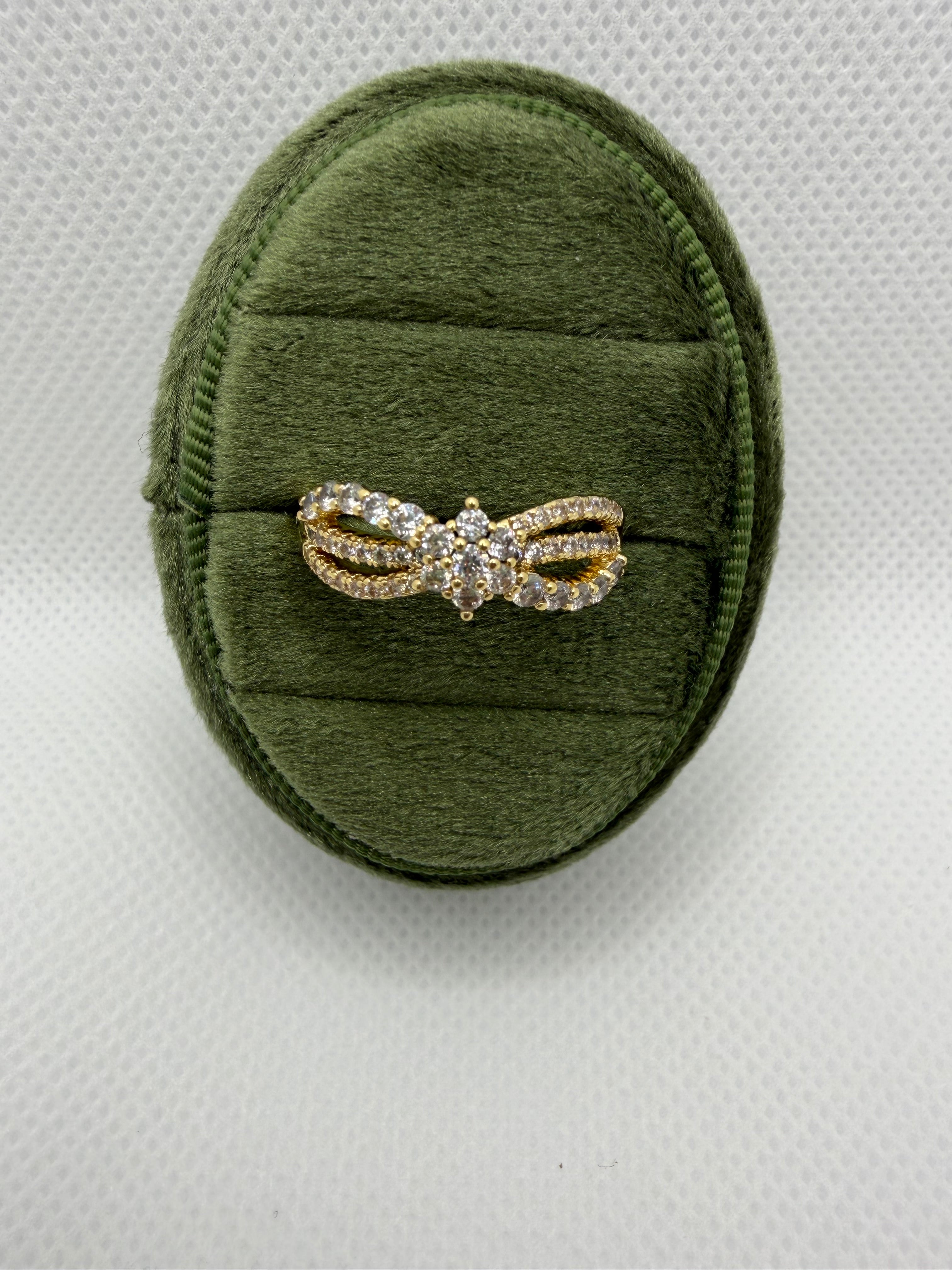 Infinity Crystal Ring
